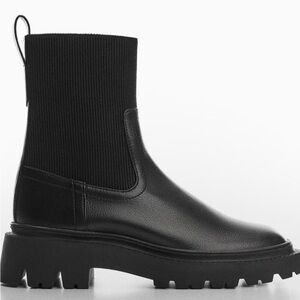 Mango lug sole boots - NWT